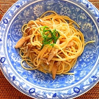 ＊しめじとちりめん山椒の和風パスタ＊